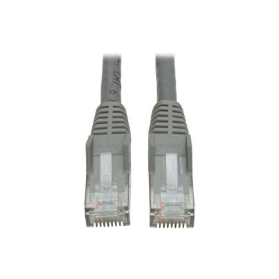 Tripp Lite N201-030-BK Câble de raccordement moulé RJ45 mâle vers mâle Noir 9,14 m 2-ft. Gris