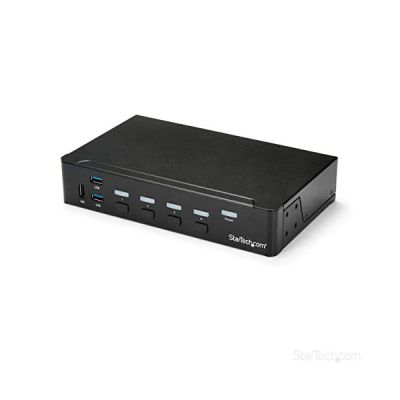 StarTech.com Switch KVM USB HDMI à 4 ports - Commutateur écran clavier souris HDMI avec hub USB 3.0 intégré - 1080p (SV431HDU3A2)