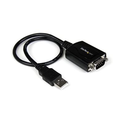 image StarTech.com Câble Adaptateur de 30cm USB vers Série DB9 RS232 - Mémorisation de Port COM - 1x DB-9 Mâle - 1x USB A Mâle (ICUSB232PRO)