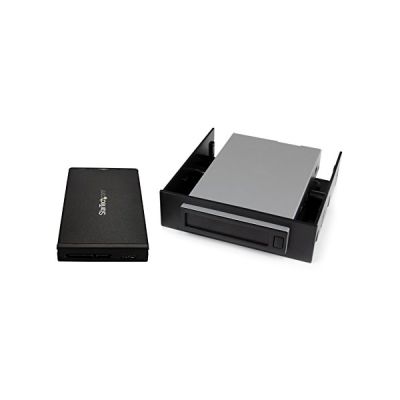 StarTech.com Rack amovible pour disque dur SATA de 2,5" avec Boîtier USB 3.1 (10 Gb/s) - Échange à chaud (S251BU31REM) Noir image StarTech.com Rack amovible pour disque dur SATA de 2,5" avec Boîtier USB 3.1 (10 Gb/s) - Échange à chaud (S251BU31REM) Noir