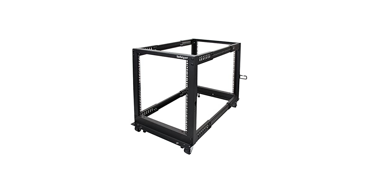 Comparer les prix : StarTech.com Rack Serveur Mobile 12U 4 Poteaux ...