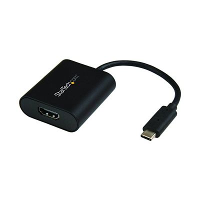 image StarTech.com Adaptateur USB-C vers HDMI avec switch pour mode Présentateur - Convertisseur USB Type-C vers HDMI - 4K 60 Hz (CDP2HD4K60SA)