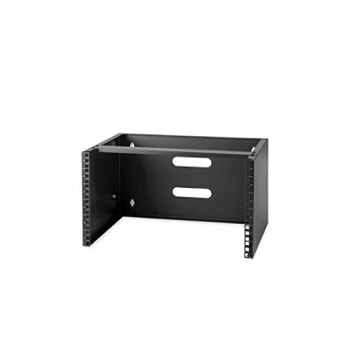 image StarTech.com Support de Réseau Mural 6U - Profondeur 14" (Low Profile) - Support Baie de Brassage 19" pour Serveur Peu Profond et Équipement IT, Switch Réseau - Poids Max 20kg, Noir (WALLMOUNT6)