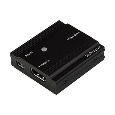 image StarTech.com Amplificateur de signal HDMI - Extendeur HDMI - Booster HDMI - Répéteur de signal vidéo - 4K 60 Hz (HDBOOST4K)