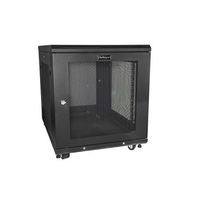 image StarTech.com Armoire Rack Serveur 12U à 4 Montants, Armoire Rack 19" pour Équipement IT/Réseau, avec Rails de Montage Ajustables