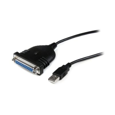 image StarTech.com Câble Adaptateur de 1.80m USB vers 1 Port Parallèle DB25 pour Imprimante - 1x USB A Mâle - 1x DB-25 Femelle (ICUSB1284D25)