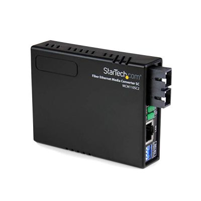 image StarTech.com MCM110SC2EU Convertisseur Ethernet Fibre Optique Multimode SC 10/100 2 km