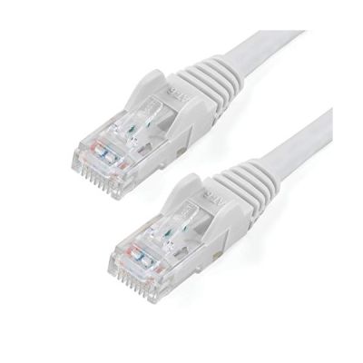 image StarTech.com Câble Ethernet 10 m - RJ45 Cat6 - Câble réseau sans accroc - UTP - Cordon patch - Catégorie 6 - Blanc (N6PATC10MWH)