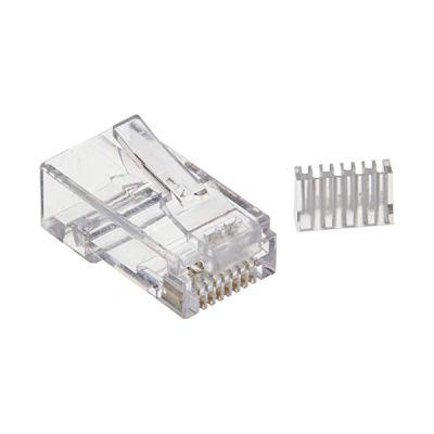 StarTech Fiches Modulaires RJ45 Cat6, Fil Rigide, Lot de 50 (CRJ45C6SOL50)