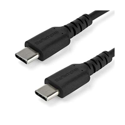 StarTech Câble USB-C vers USB-C 1m, Charge et Sync, 60W, USB 2.0, Noir