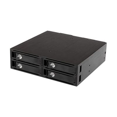 image StarTech.com Backplane pour 4 disques durs SAS II / SATA III 6 Gb/s de 2,5" - Rack mobile 4x HDD / SSD avec échange à chaud (SATSASBP425)