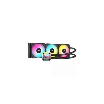 Corsair iCUE H150i ELITE CAPELLIX XT Refroidisseur de CPU Liquide - Trois Ventilateurs AF120 RGB ELITE - Radiateur 360mm - Intel® LGA 1700, 1200, 115X, 2066, AMD® AM5, AM4 -Noir