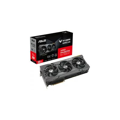 ASUS TUF GAMING Radeon RX 7900 XT OC Edition – Carte graphique gaming (20GB GDDR6X, PCIe 4.0, HDMI 2.1a, DisplayPort 2.1, ventilateurs axiaux)