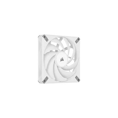 Corsair AF140 ELITE, Ventilateur Haute Performance 140mm PWM à Palier Fluido-Dynamique Avec Technologie AirGuide (Faible Bruit, Support du Mode Zero RPM) Single Pack - Blanc