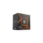 image produit AMD Ryzen 5 7600 Processeur (Radeon Graphique Intégré, 6 Cœurs/12 Threads, 65W TDP, Socket AM5, Cache 38Mo, jusqu'à 5,1 GHz Fréquence Boost, avec Ventilateur wraith Stealth)