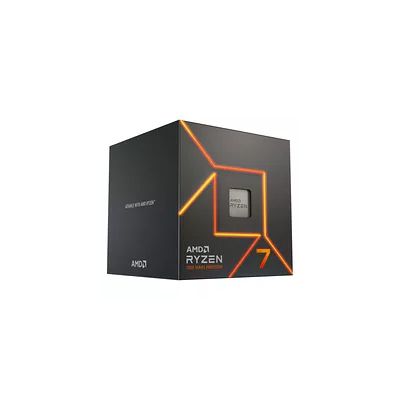 AMD Ryzen 7 7700 Processeur (8 Coeurs/16 Threads, 65W TDP, Socket AM5, Cache 40MB, jusqu'à 5,3 GHz Fréquence Boost, avec Ventilateur wraith Prism)