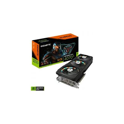 image GIGABYTE GeForce RTX 4070 TI GAMING OC 12GB Carte graphique - 12GB DDRX6 21Gbps 192bit, PCI-E 4.0, Core 2565Mhz, RGB, DisplayPort 1.4, HDMI 2.1a, NVIDIA DLSS 3, GV-N407TGAMING OC-12GD