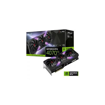 image PNY GEFORCE RTX™ 4070Ti 12GB XLR8 Gaming Verto Epic-X RGB™ Overclocked Edition DLSS 3 Triple Fan Carte Graphique