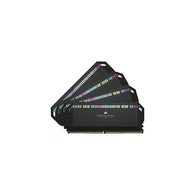 image CORSAIR DOMINATOR PLATINUM RGB DDR5 64Go (4x16Go) DDR5 5600MHz CL36 AMD EXPO Intel XMP iCUE Mémoire Informatique Compatible - Gris (CMT64GX5M4B5600Z36)