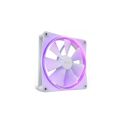 NZXT F140 RGB - Ventilateur de boîtier PC 140mm PWM RGB - Blanc