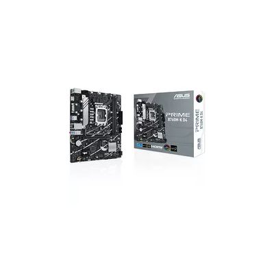 ASUS PRIME B760M-K D4 – Carte mère Intel B760 LGA 1700 Micro-ATX (DDR4, PCIe 4.0, 2 x PCIe 4.0 M.2, Realtek 2.5Gb Ethernet, VGA, HDMI, SATA 6 Gb/s, USB 3.2 Gen 1, Aura Sync RGB)