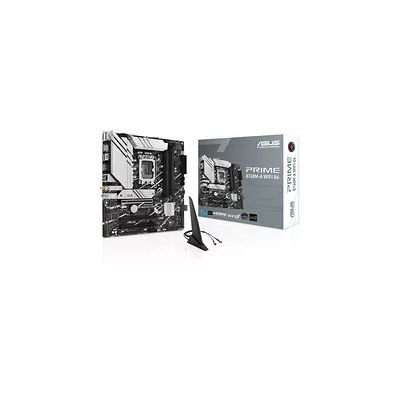 ASUS PRIME B760M-A WIFI D4 – Carte mère Intel B760 LGA 1700 Micro-ATX (DDR4, PCIe 4.0, 2 x M.2, Realtek 2.5Gb Ethernet, Wi-Fi 6, DisplayPort, 2 x HDMI, SATA 6 Gb/s, USB 3.2 Gen 2, Aura Sync RGB)