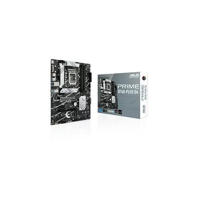 image ASUS PRIME B760-PLUS D4 – Carte mère Intel B760 LGA 1700 ATX (DDR4, PCIe 5.0, 3 x PCIe 4.0 M.2, DisplayPort, VGA, HDMI, SATA 6 Gb/s, USB 3.2 Gen 2, Thunderbolt USB4 support, Aura Sync RGB)