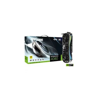 Zotac Carte Graphique Nvidia GeForce RTX 4080 Amp Extreme Airo 16Go, ZT-D40810B-10P
