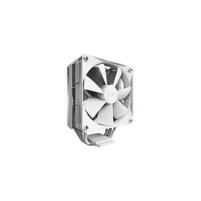 NZXT T120 CPU Air Cooler - RC-TN120-W1 - CPU Liquid Cooler - Tuyaux conducteurs en cuivre - Fluid Dynamic Bearings - Compatibilité AMD et Intel - Blanc