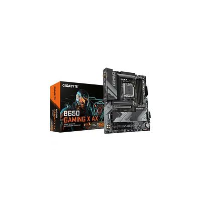 GIGABYTE B650 Gaming X AX Carte mère - Compatible avec Les processeurs AMD Série 9000, VRM numérique 8+2+2 Phases, jusqu'à 8000 MHz DDR5 (OC), 1xPCIe 5.0 + 2xPCIe 4.0 x4 M.2, Wi-FI 6E, LAN 2.5GbE