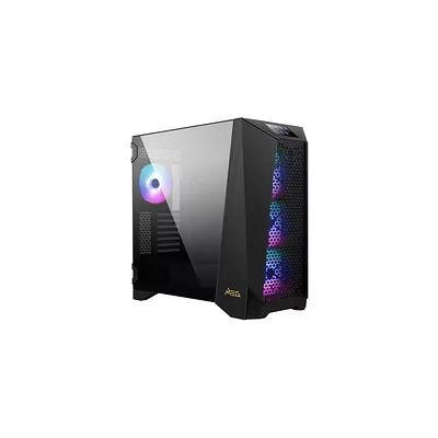 MSI MEG Prospect 700R Boîtier PC Gaming E-ATX, ATX, Micro-ATX et Mini-ITX | Moyen-tour, écran IPS tactile, design modulaire, 4 ventilateurs 140mm ARGB, porte verre trempé pivotante, USB-C 3.2 Gen 2x2