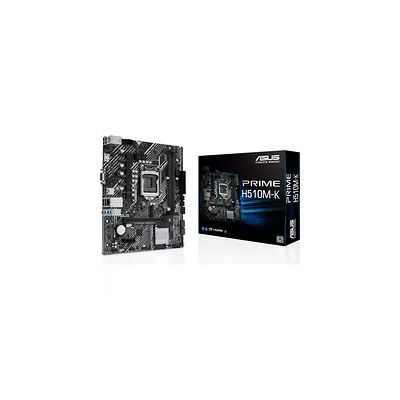 ASUS PRIME H510M-K Carte mère Intel H510 LGA 1200 mATX (PCIe 4.0, M.2, Ethernet Intel 1 Gb, HDMI, D-Sub, USB 3.2 Gén. 1 Type A, SATA 6 Gb/s)