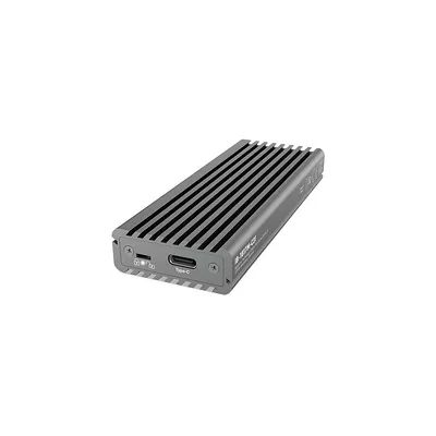 ICY BOX Boîtier SSD M.2 NVMe, USB 3.1 (Gen2, 10Gbit/s), PCIe M-Key, Disque dur externe SSD, Adaptateur NVMe, USB-C, USB-A, IB-1817M-C31