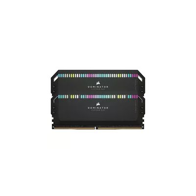 image Corsair Dominator Platinum RGB DDR5 64 Go(2x32 Go) 5200 MHz C40 Mémoire optimisée par AMD (12 LED RGB CAPELLIX ultralumineuses, Refroidissement DHX breveté, Compatibilité AMD Expo) Gris Froid