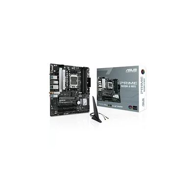 ASUS PRIME B650M-A WIFI – Carte mère AMD Ryzen AM5 Micro-ATX (DDR5, PCIe 5.0 M.2 support, 2.5Gb Ethernet, Wi-Fi 6, DisplayPort, VGA, HDMI, SATA 6 Gbps, USB 3.2 Gen 2 ports, Arua Sync RGB)