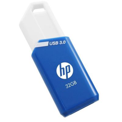 Clé USB 32 GO hp X755 W coulissante 3.0 Bleu