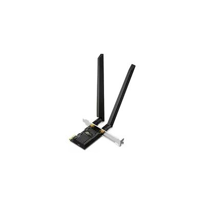 image TP-Link WiFi 6E Carte WiFi PCIe AXE5400, Archer TXE72E, Bluetooth 5.2, Tri-Bandes (6GHz/5GHz/2.4GHz), WPA3, Inter Wi-FI 6E Chipset avec 2 antennes tri-bande à gain élevé, Win 11/10