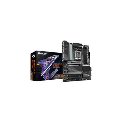 GIGABYTE X670 AORUS Elite AX Carte mère - Compatible avec AMD Ryzen 9000 Series CPUs, 16+2+2 Phases Digital VRM, up to 8000MHz DDR5 (OC), 1xPCIe 5.0 + 3xPCIe 4.0 M.2, Wi-FI 6E, 2.5GbE LAN