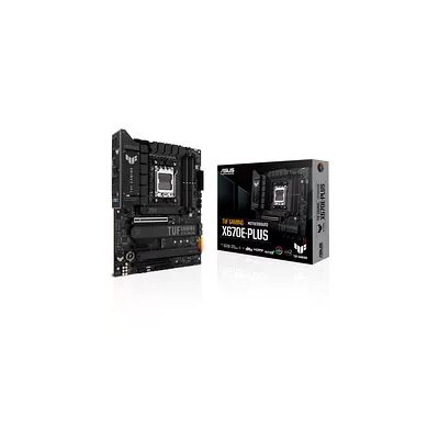 image ASUS TUF GAMING X670E-PLUS – Carte mère gaming AMD Ryzen AM5 ATX (PCIe 5.0, DDR5, 16 phases d'alimentation, 4 x M.2, 2.5 Gb Ethernet, USB4, Aura Sync RGB)