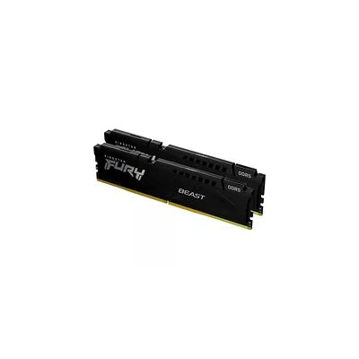 Kingston FURY Beast Noir DDR5 32Go (2x16Go) 5600MT/s CL36 DIMM Mémoire pour PC de Gamer Kit de 2 AMD EXPO et Intel XMP - KF556C36BBEK2-32