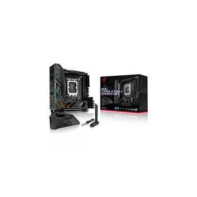 ASUS ROG Strix Z790-I Gaming WiFi – Carte mère Gaming Intel LGA 1700 Mini-ITX (PCIe 5.0, DDR5, 10+1 DrMOS, 2 x M.2, WiFi 6E, Thunderbolt 4, USB 3.2 Gen 2x2 Type-C)