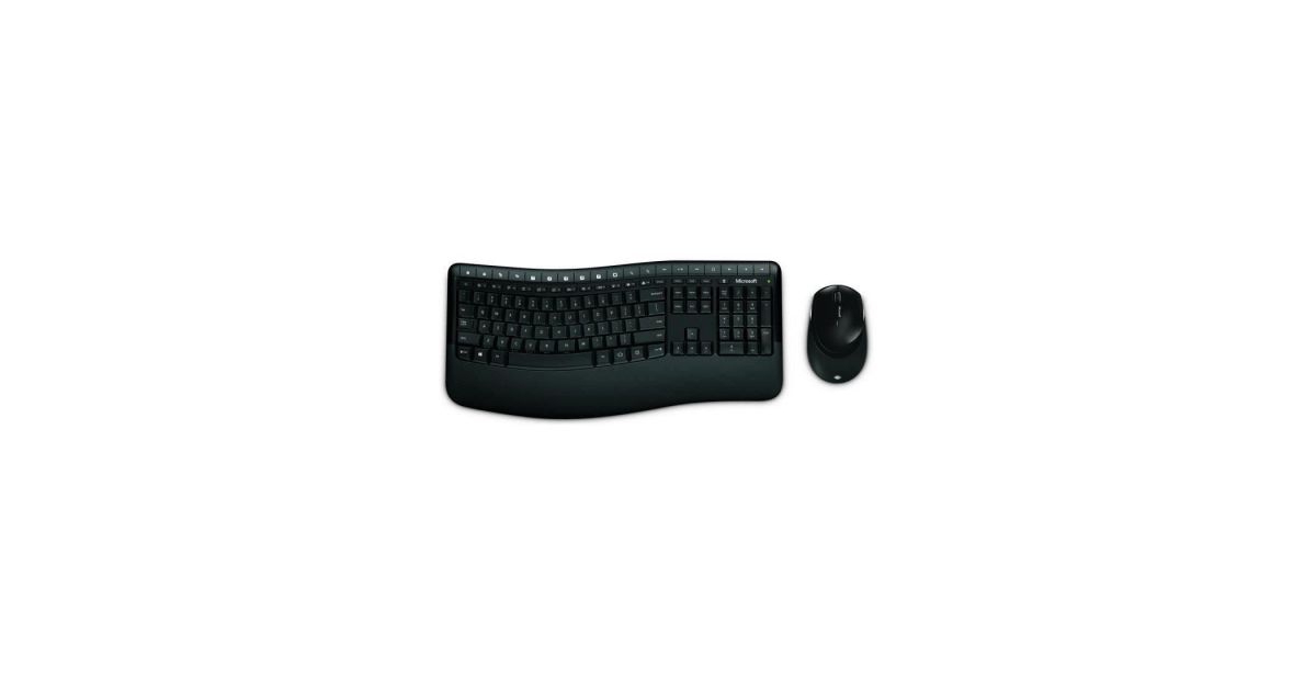 Ensemble Clavier + Souris Sans Fil Microsoft Wireless 2000 Desktop - Neuf