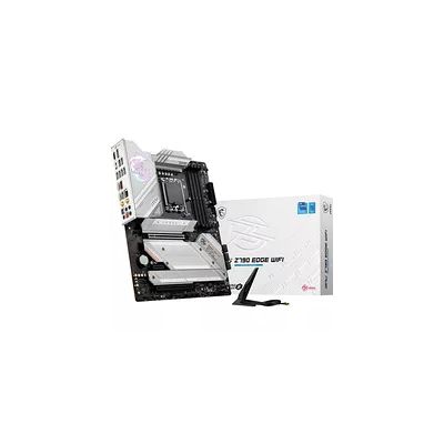 MSI MPG Z790 Edge WiFi Carte Mère, ATX - pour processeurs Intel 14e, 13e & 12e gén, LGA 1700 - VRM SPS 105A, DDR5 7200+MHz/OC, PCIe 5.0 x16 & 4.0 x16, M.2 Gen4, Wi -FI 6E