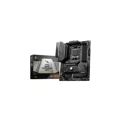 MSI MAG B650 Tomahawk WiFi Carte mère, ATX - pour Processeurs AMD Ryzen 7000, AM5 - VRM Duet Rail 14 Phases, SPS 80 A - DDR5 Memory Boost 6400+ MHz/OC, 2 x Slots PCIe 4.0 x16, 3 x Slots M.2 Gen4