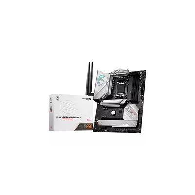 MSI MPG B650 Edge WiFi Carte-mère, ATX - Support des processeurs AMD Ryzen 9000, AM5 - Alimentation Double Rail 14 Phases 80A, DDR5 Memory Boost 6600+MHz/OC, 2 x PCI-E 4.0 x16, 1 x M.2 Gen5, Wi-FI 6E