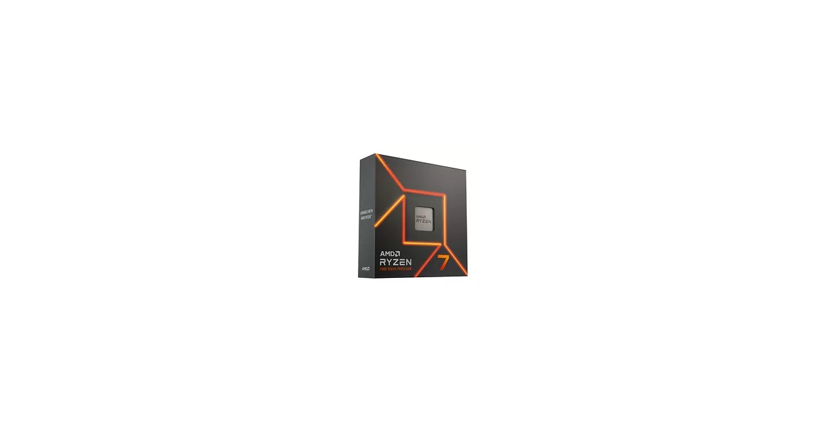 AMD Ryzen™ 5 7600 Processeur avec Ventirad Wraith Stealth, 6 Cœurs/12  Threads Débridés, Architecture Zen 4, 38MB L3 Cache, 65 W TDP, Jusqu'à 5,2  GHz