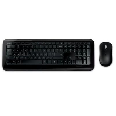 image Microsoft – Wireless Desktop 850 – Ensemble clavier et souris sans fil avec récepteur USB – (AZERTY Fr) – Noir (PY9-00005)