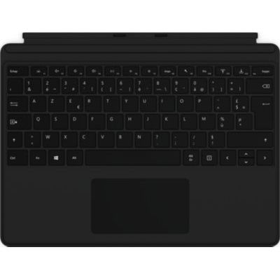 image Microsoft – Surface Pro X Keyboard – clavier seul pour Surface Pro X (touches rétroéclairées, pavé tactile en verre) – Clavier AZERTY – Noir (QJW-00004)