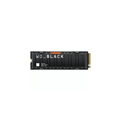 WD_BLACK SN850X SSD 2 To, Disque SSD interne avec dissipateur thermique, lecture jusqu'à 7300 Mo/s, écriture jusqu'à 6600 Mo/s, Haute performance disque de jeu, PCIe Gen 4.0, NVMe, Noir