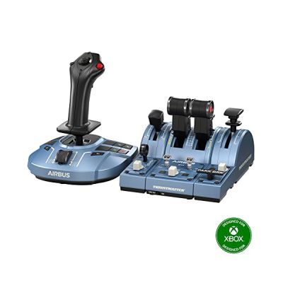 Thrustmaster TCA Captain Pack X Airbus Manette Vol Gaz Xbox Series X|S/Xbox One/PC T248 Volant Course Retour Force Hybride Écran Bord Pédalier T3PM